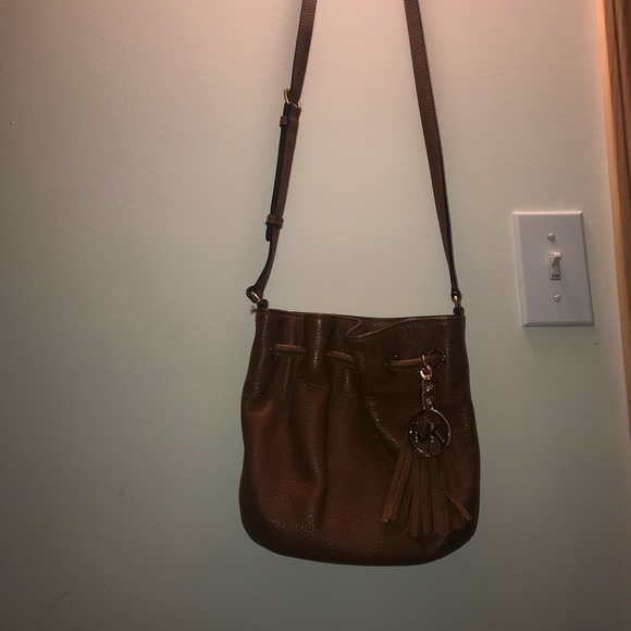 COGNAC COLOR MICHAEL KORS CROSSBODY BAG - Picture 3 of 7